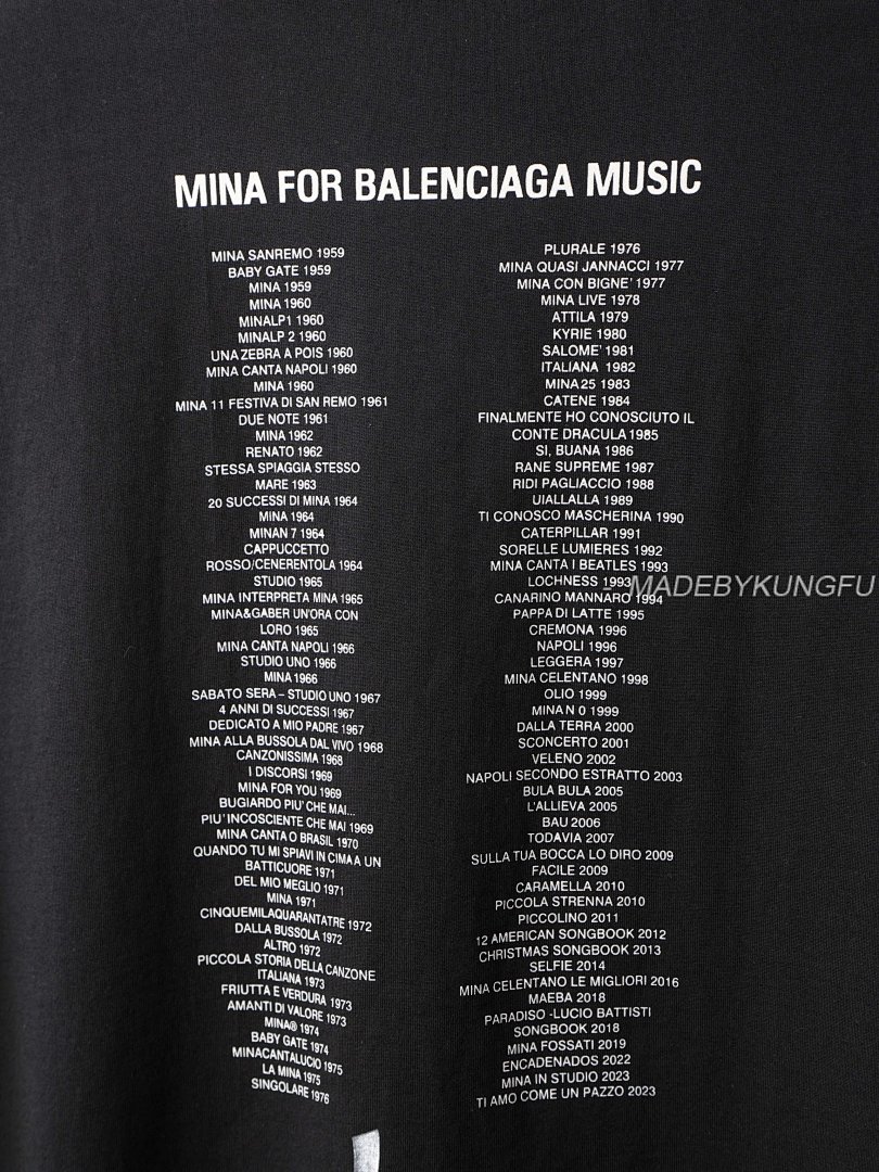 【A+ Item ID 8290 Balenci@Ga- Paris-2025S (Music Collaboration Series Mina Co Branded) - Image 4