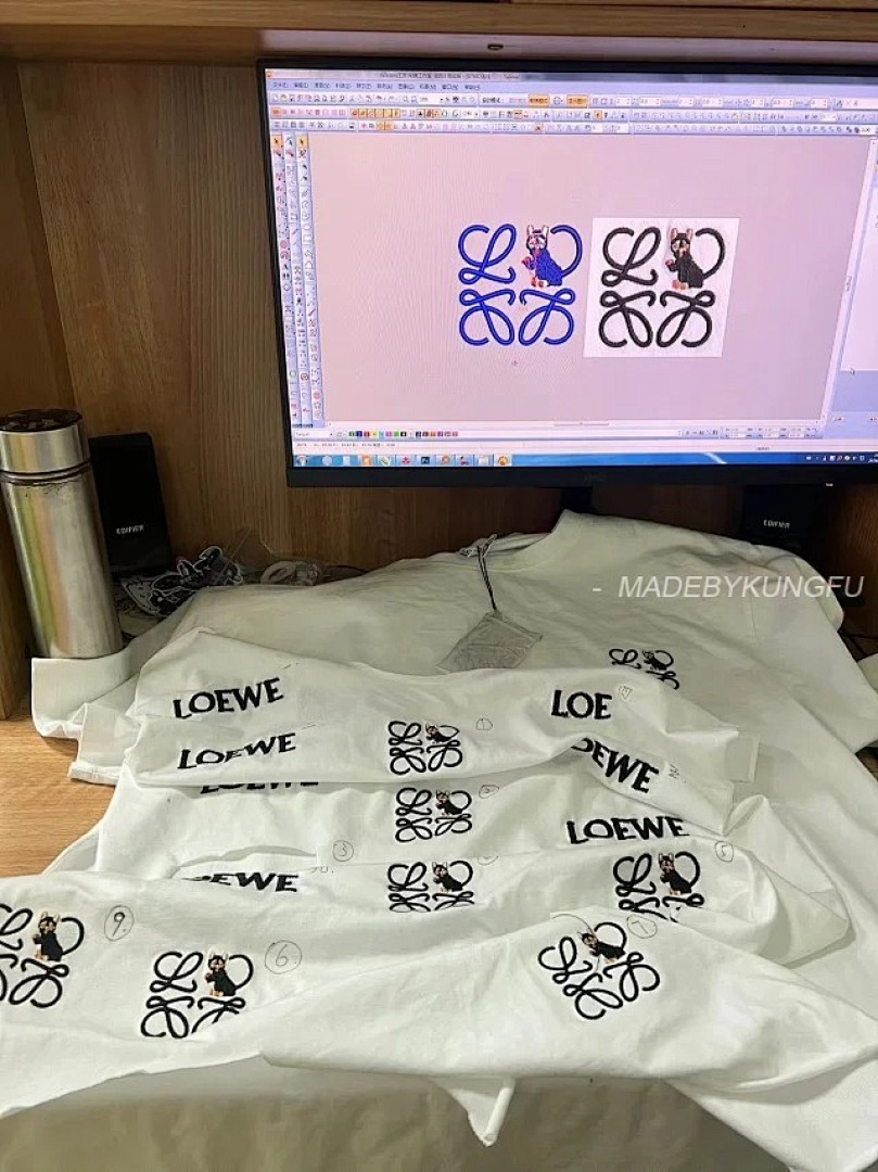 【A+ Item ID 9013 Loex Wain Joint 3D Embroidery Craftsmanship Round Neck Cat - Image 21