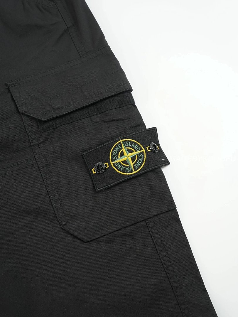 【A+ Item ID 8358 Stone1Sland- Island -“10-10 Cotton Denim ” Double Side Pocket Cargo St - Image 8