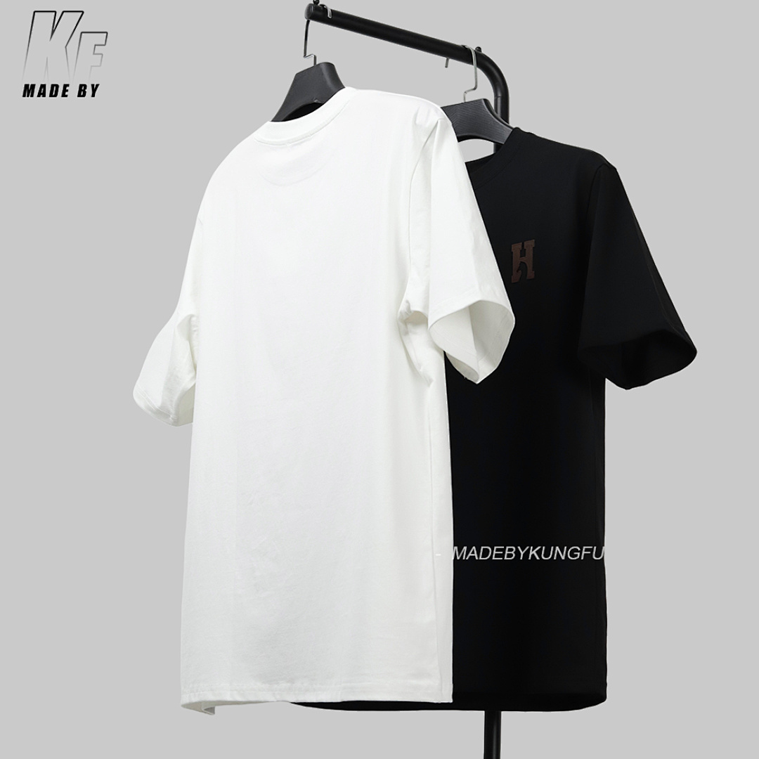 Other Herms Leather Label Embroidered Tee - Image 22