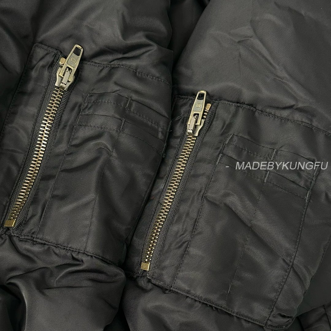 【A+ Item ID 8104 Balenci@Ga- Paris -2022Ss- Strongest Bomber Cotton Clothes (Oversized) - Image 58