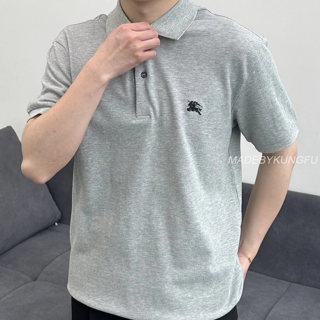 【A+ Item ID 8195 Burb3Rry-BBR-2021Ss- Classic (Plaid Collar Polo Short Sleeves Small) - Image 35