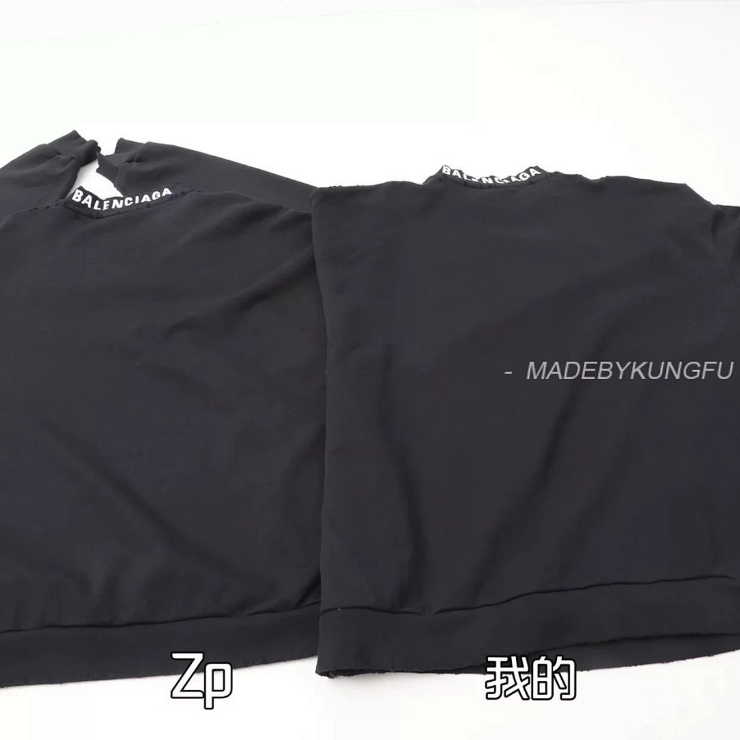 【A+ Item ID 8073 Balenci@Ga- Paris -2023Ss- Back Neck Lettering Logo- Crew Sweatsh - Image 53