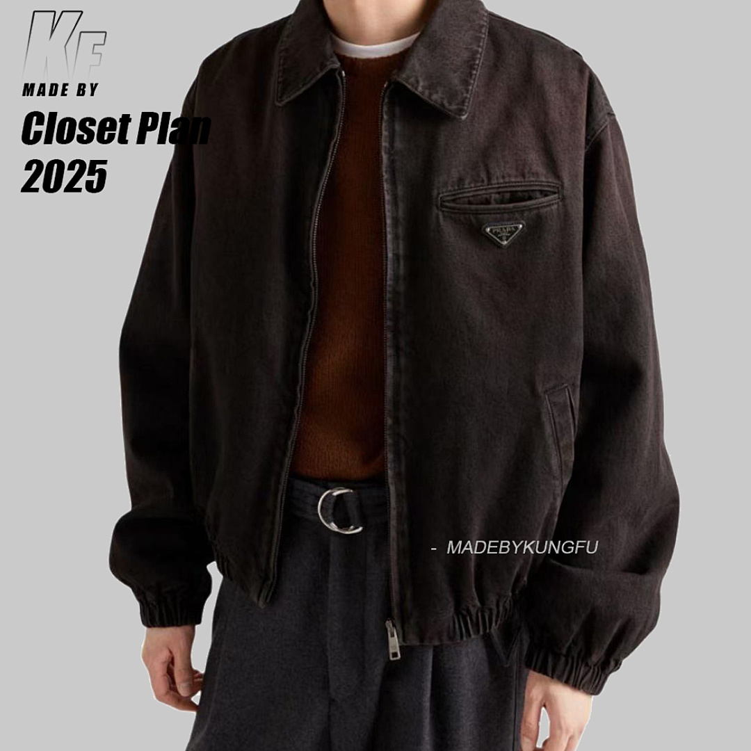 Other PRA Faded Denim Bomber