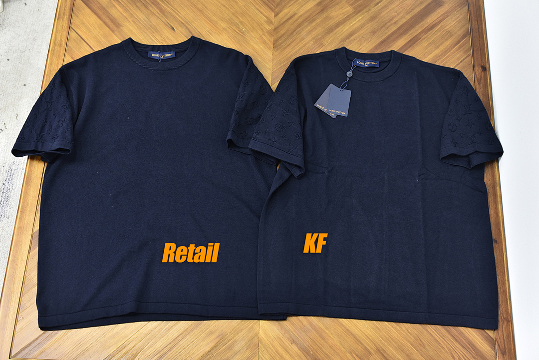Other 1V Knit Sleeve Jacquard Tee - Image 26