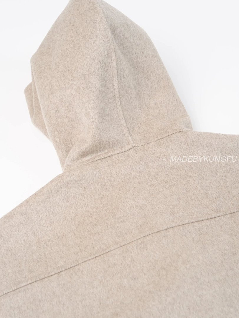 【A+ Item ID 8009 Acne-“92_6% Wool ➕7_4% Cashmere ”SS25FW25 Solid Color Loose Off Should - Image 4