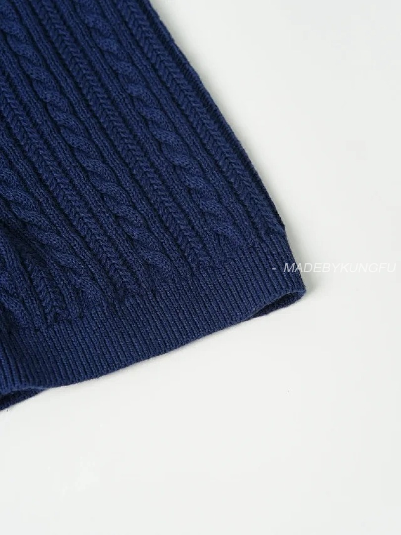 【A+ Item ID 9030 Ralph Fried Dough Twists Knitted Embroidered Pony Short Sleeve Pullover Polo Shirt - Image 20