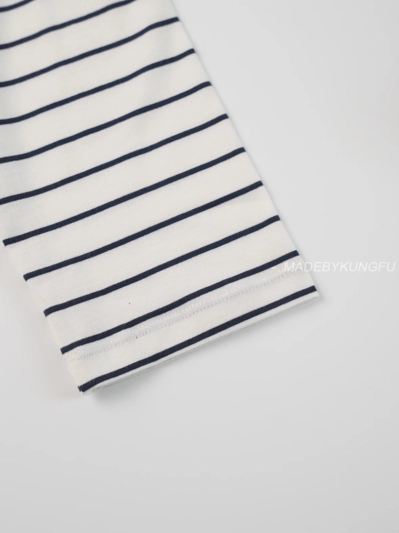 【A+ Item ID 8184 M1U-M1U Miu Long Sleeves “60 Double Combed Cotton ” Relaxed Fit Po - Image 6