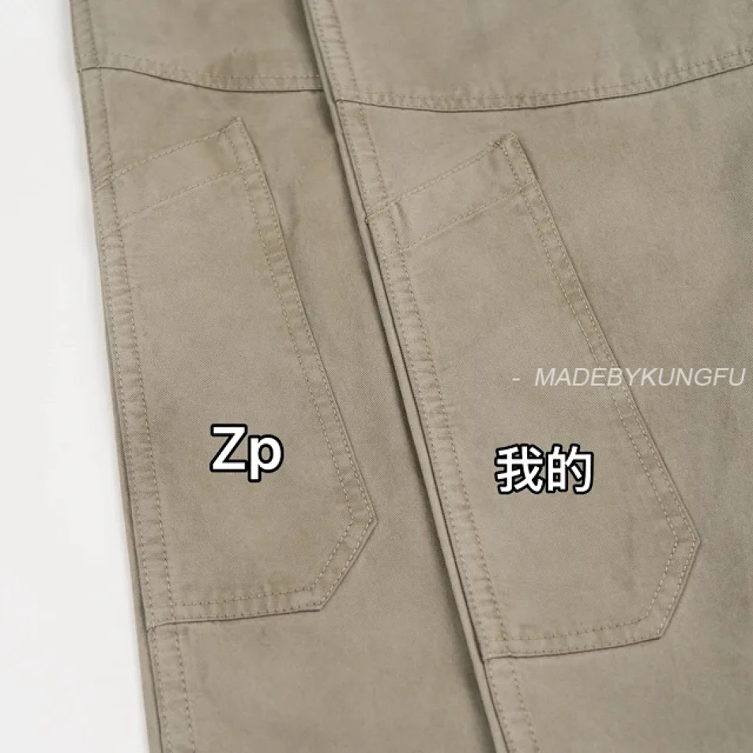 【A+ Item ID 9091 Acne SS26 Big Factory Stained And Washed Solid Color Zipper Work Pants Pocket Casu - Image 23