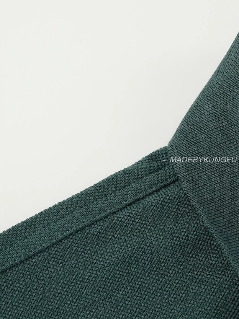【A+ Item ID 8185 M1UM1U Miu Summer Series -50 Long-Staple Cotton Pique POLO (Green) - Image 8