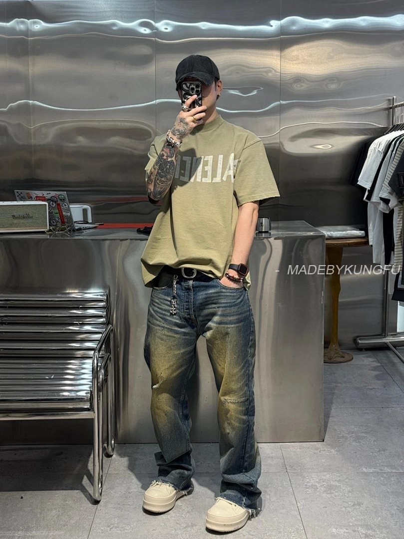 【A+ Item ID 8278 Balenc1Aga (Paris-2023S Pattern Paper Series Short Sleeves Retro) - Image 35