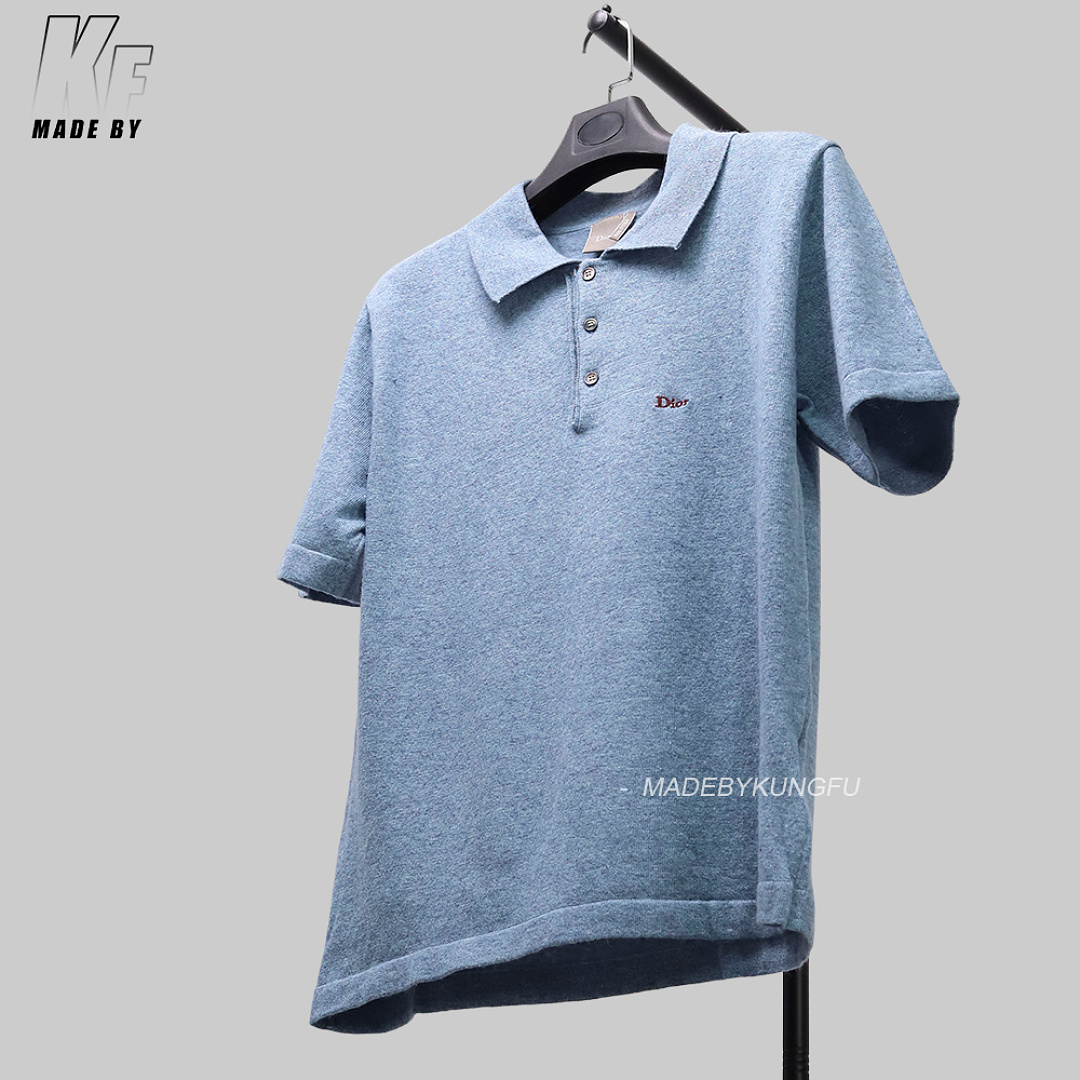Other Or Wool Blended Knitted Polo Shirt - Image 23