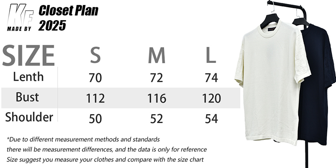 Other 1V Knit Sleeve Jacquard Tee - Image 2