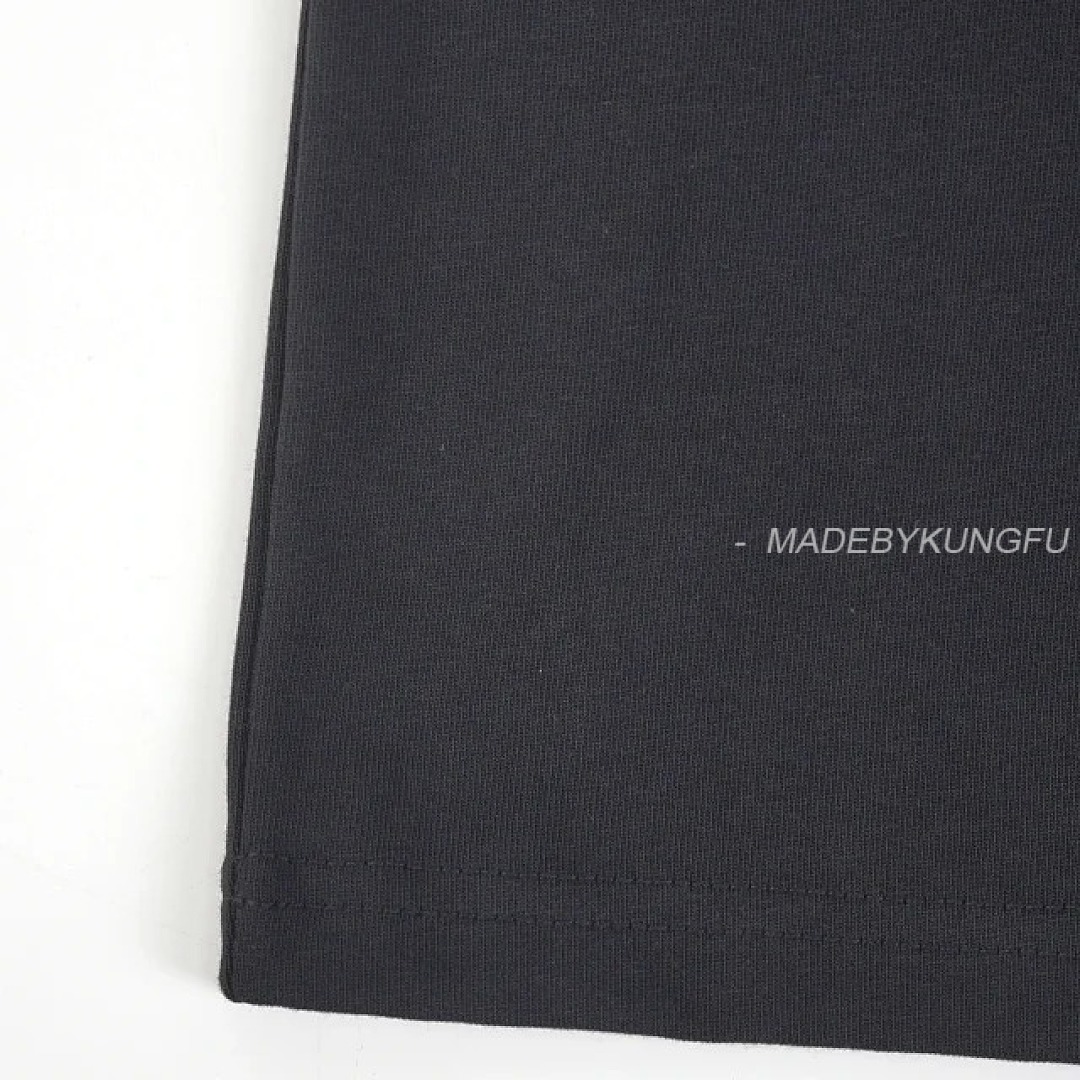【A+ Item ID 9035 Mon X RocNation Collaboration Solid Color Left Chest Logo Short Sleeved T-Shirt - Image 25