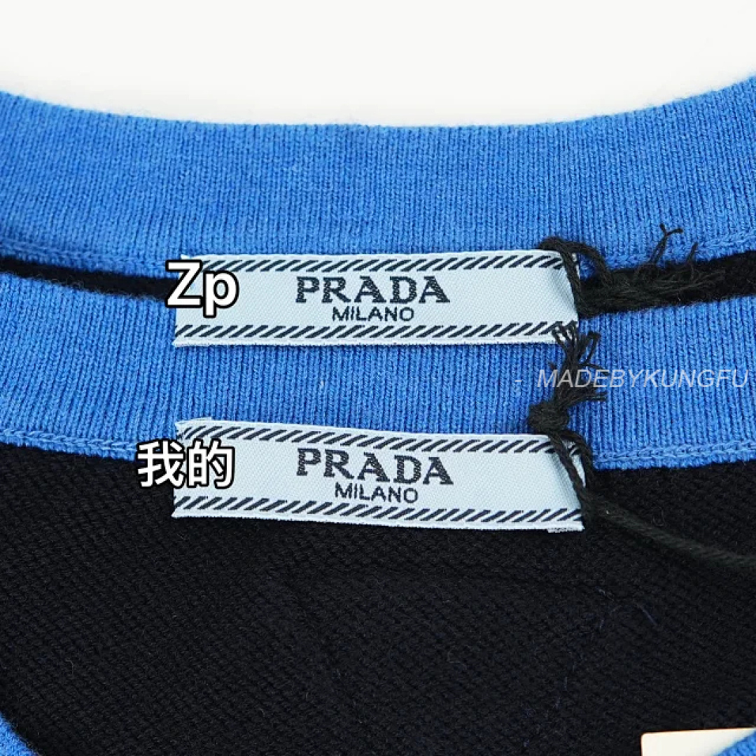 【A+ Item ID 9072 PRA Round Neck Contrasting Short Sleeved Cashmere Sweater With Slim Fit And Large - Image 33
