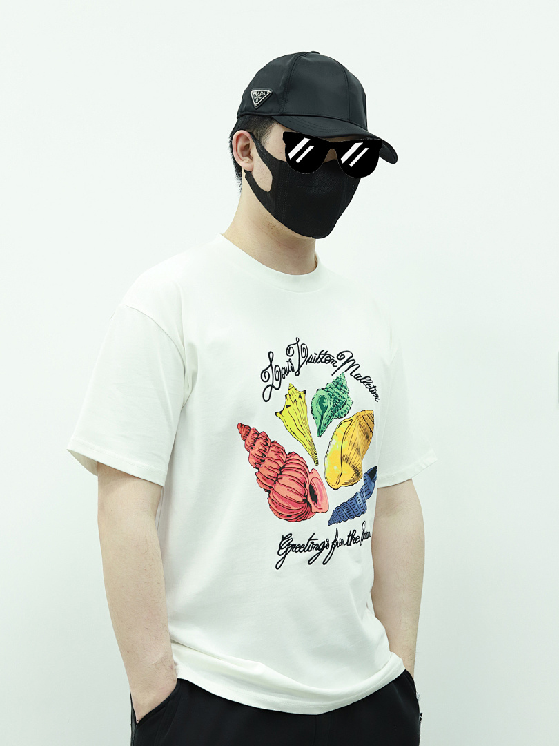 Other 1V Conch Embroidery T-Shirt - Image 8