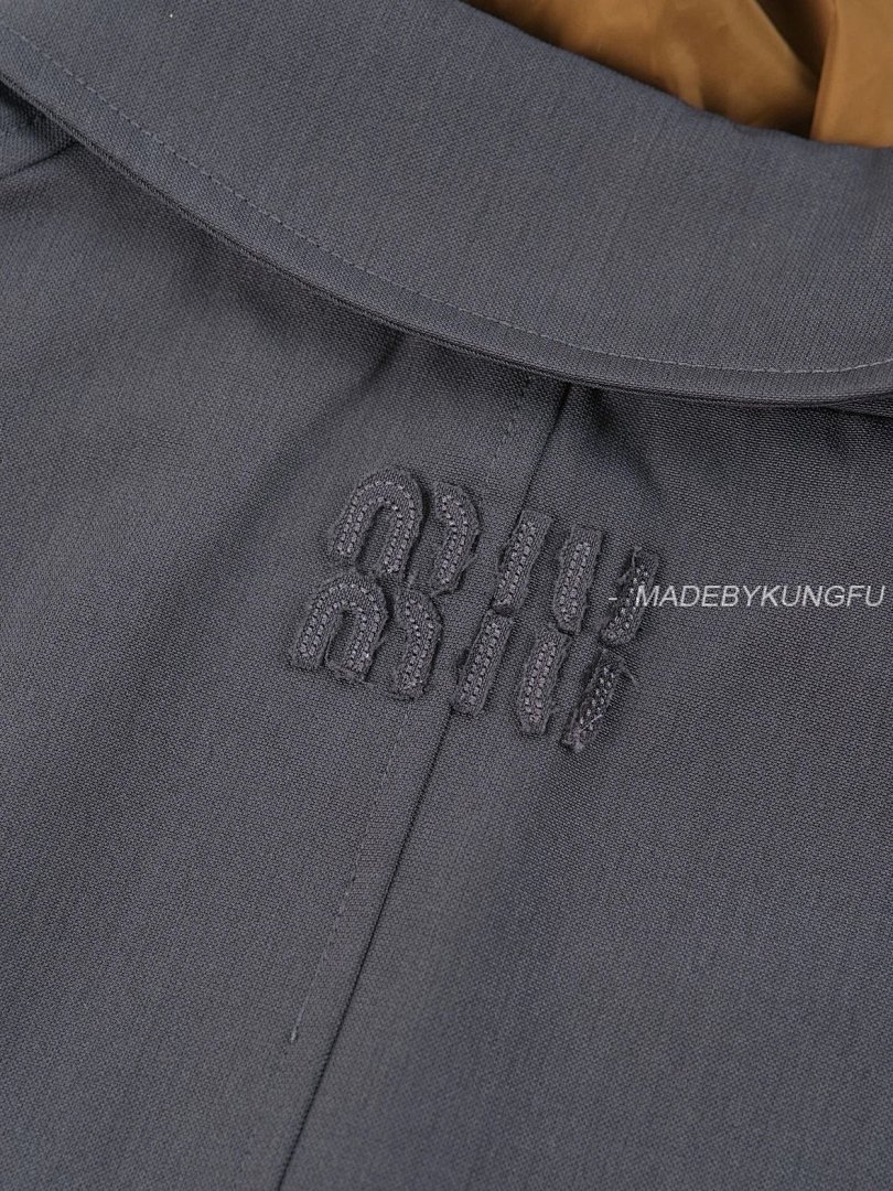 【A+ Item ID 8132 Miu (Single-Breasted High-Tech Puffer Coat -“60％ Mohair ➕40% Wool) - Image 6