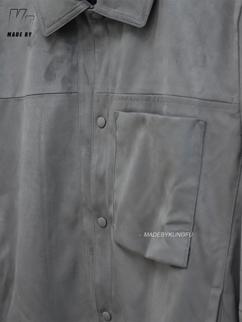 Other Or Sliver Stamping Suede Jacket - Image 17