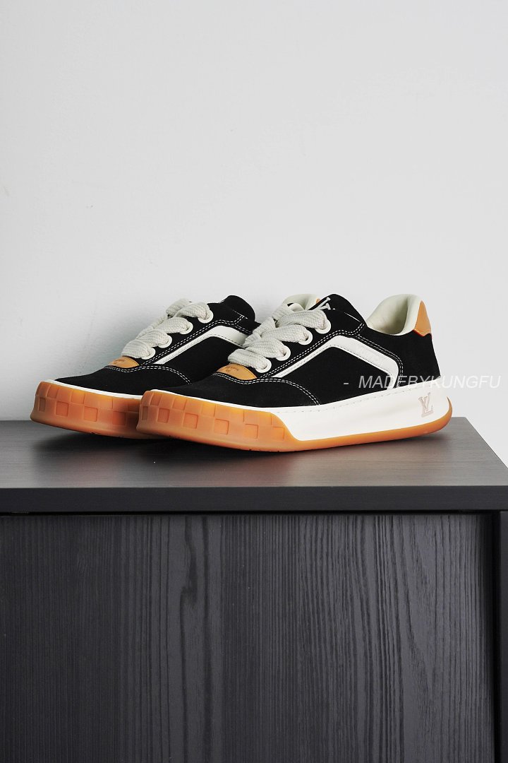 【A+ Item ID 9036 1V High End Custom Tilted Suede Calf Leather Round Toe Lace Up Biscuit Shoes Low T - Image 35