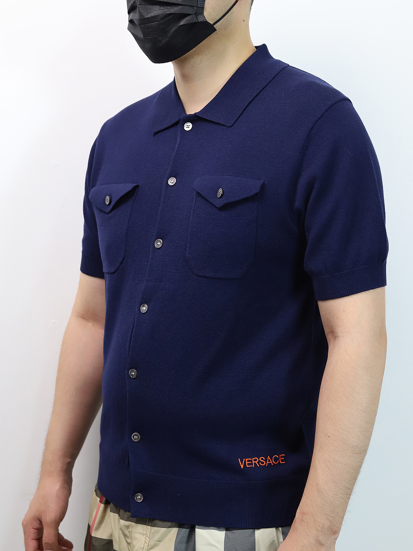 Other VERSACE Knit Button UP Polo - Image 5