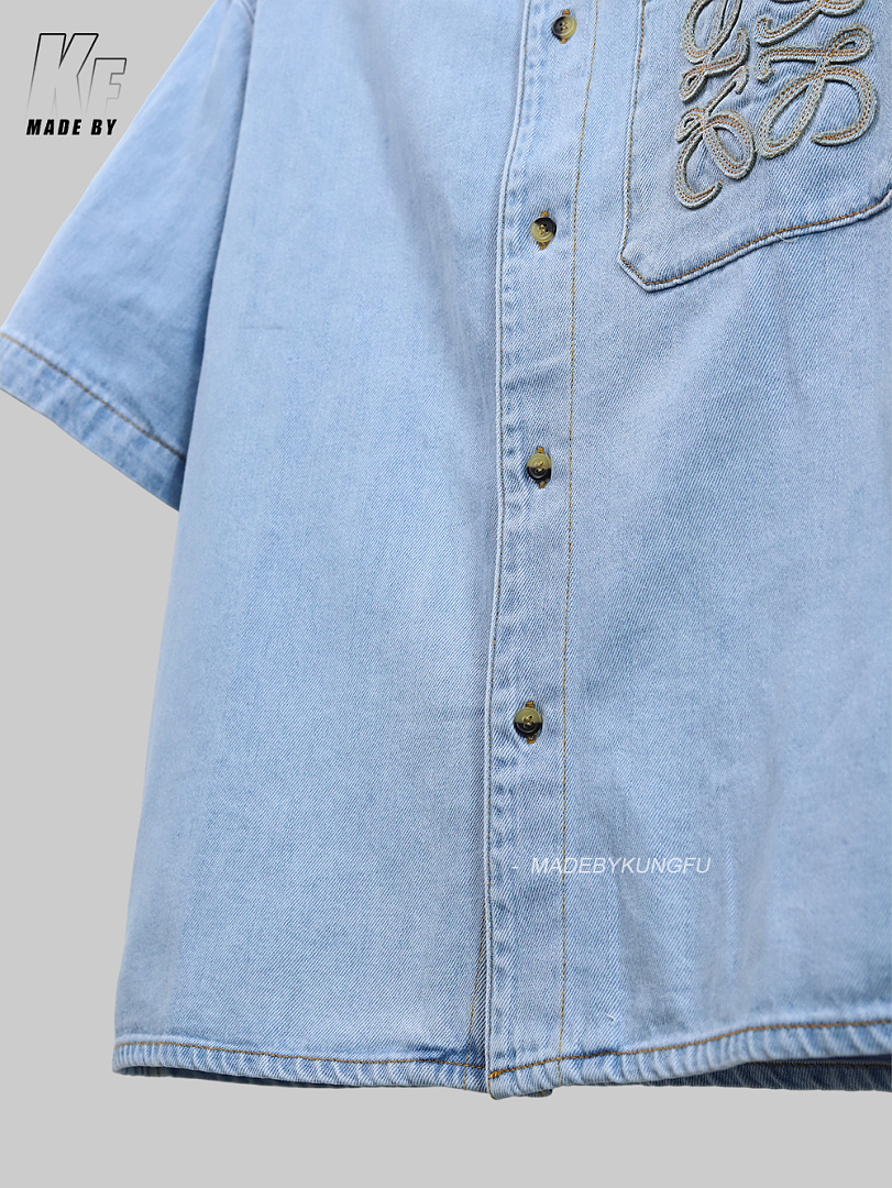 Other LOE Patch Embroidered Denim Shirt - Image 10