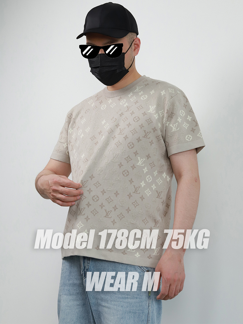 Other 1V Monogram Gradient Knitting Tee - Image 4