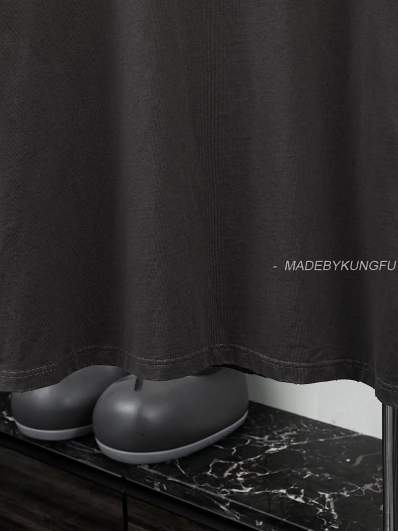 【A+ Item ID 8291 Balenciag-2022Fw (Wave Cola Short Sleeve Dark Brown Damaged Proce) - Image 13