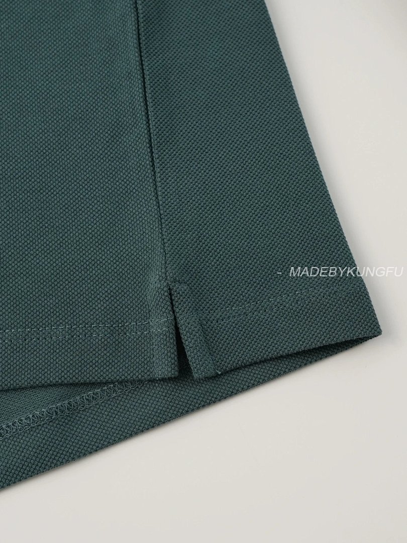 【A+ Item ID 8185 M1UM1U Miu Summer Series -50 Long-Staple Cotton Pique POLO (Green) - Image 5