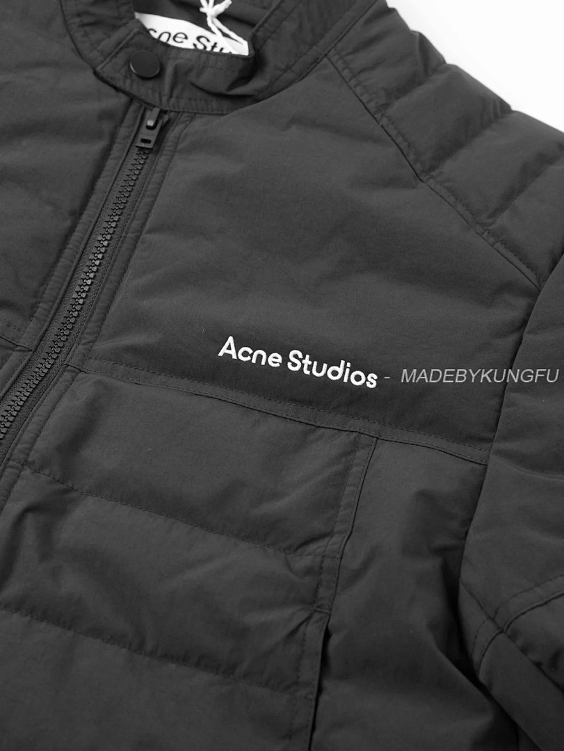 【A+ Item ID 8098 Acne SS25 Logo _National Standard 90 White Duck Down_ Solid Color Zipp - Image 14