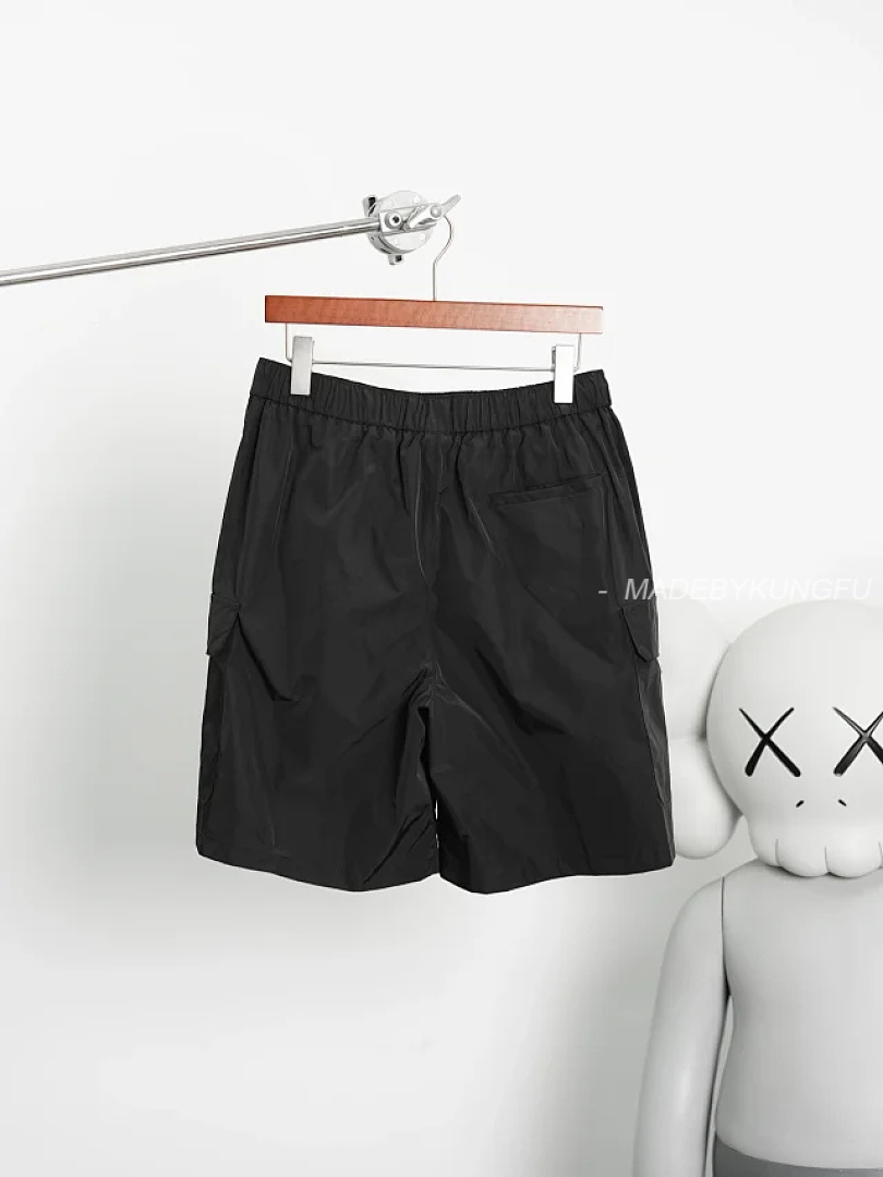 【A+ Item ID 9054 PRA Recycled Nylon Series Enamel Triangle Logo Elastic Bundle Rope Waist Casual Sh - Image 23