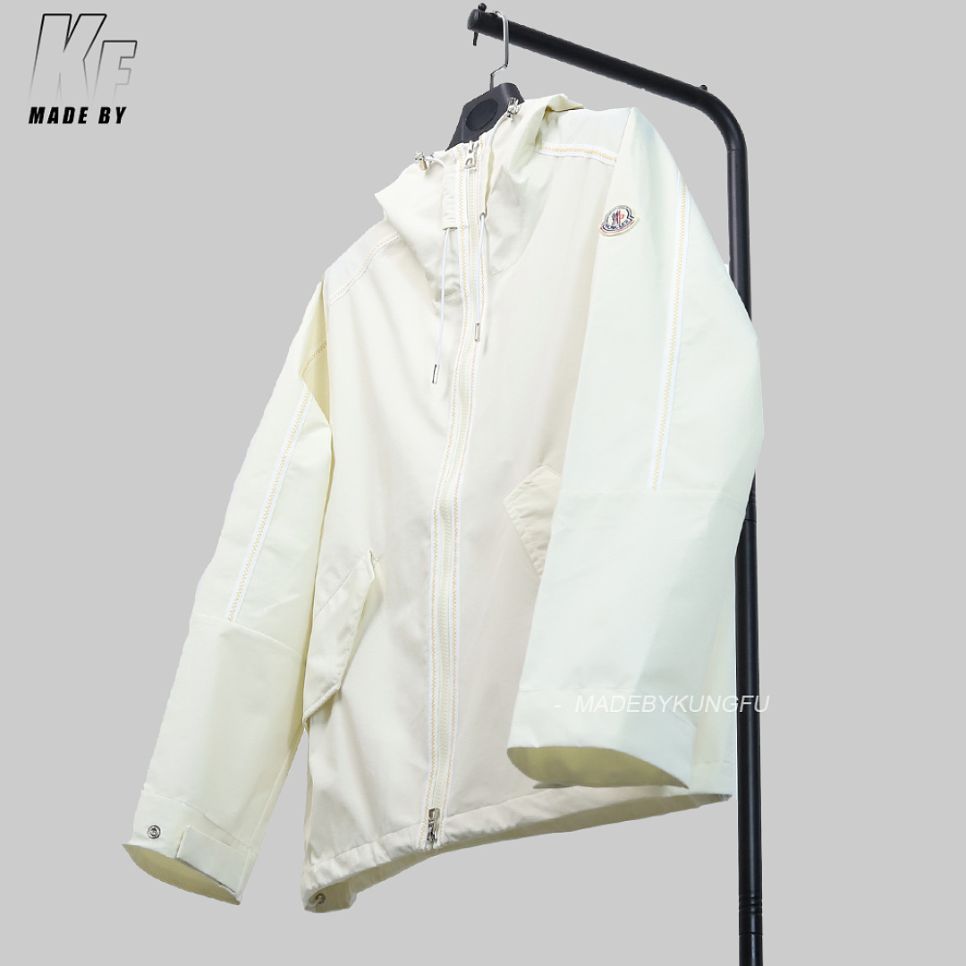 Christian Louboutin MON Orange Stitched Windbreaker - Tear Resistant Tech - Image 24