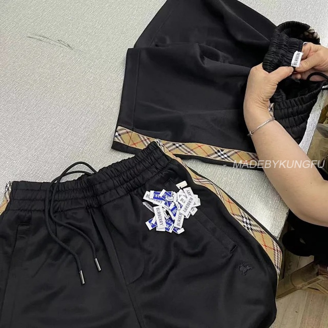 【A+ Item ID 9043 BBR SS26 Cotton Color Blocked Grid Patterned Side Pockets, Five Quarter Casual Sho - Image 9