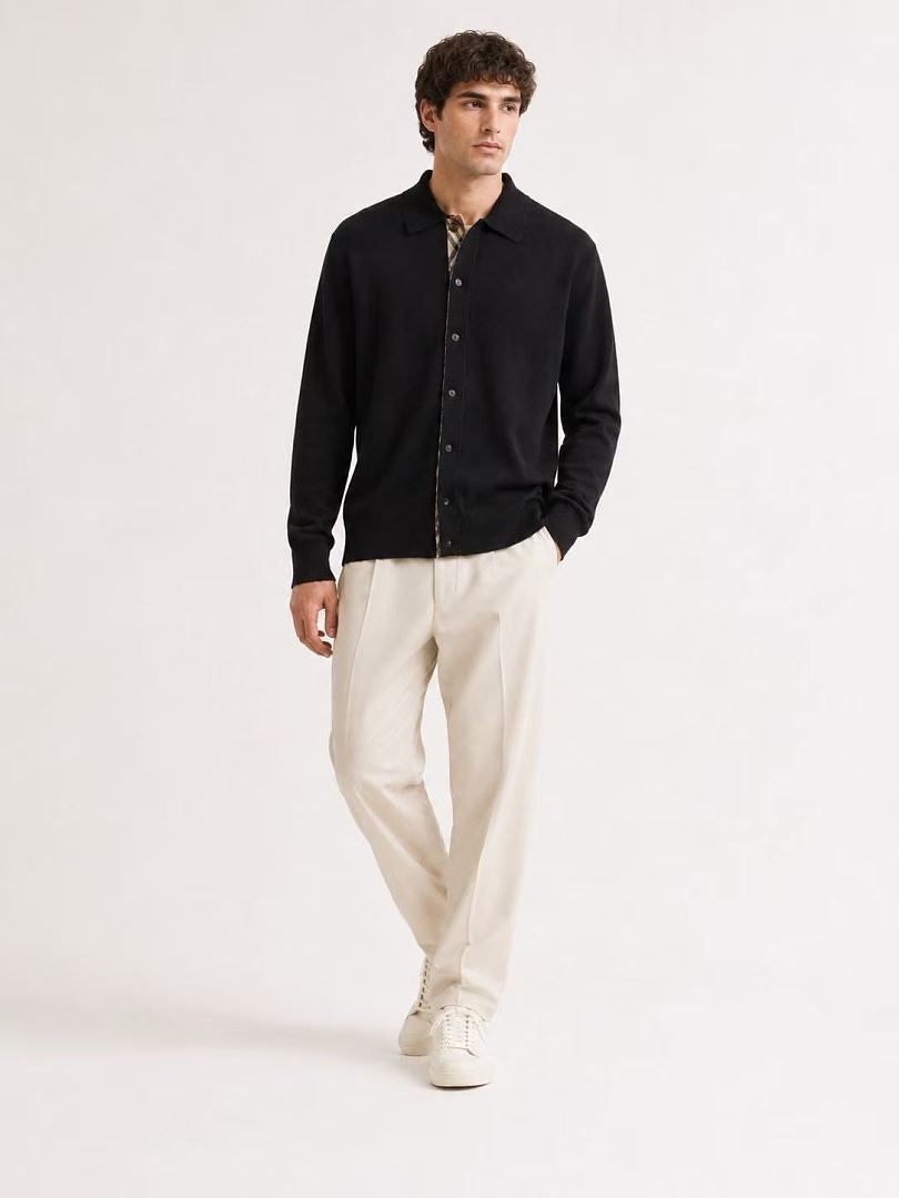 Other BBR 100% Wool Button Up Polo - Image 6