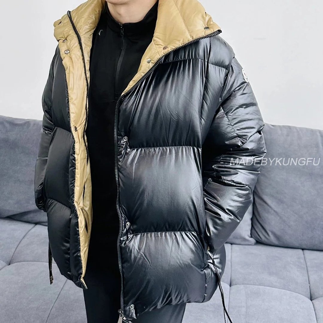 【A+ Item ID 8125 M0Ncler- Mouth Covering (Classic -Parana- Black Gold Powdered)