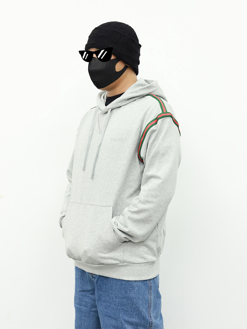 Other Gucci Shoulder Stripe Hoodie - Image 8