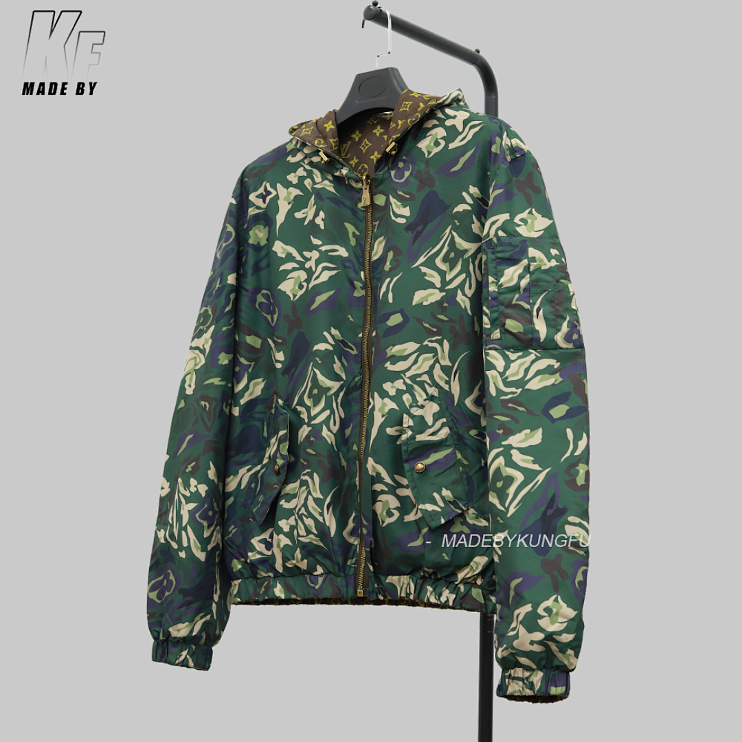 Christian Louboutin 1V Camouflage Reversible Windbreaker - Image 26