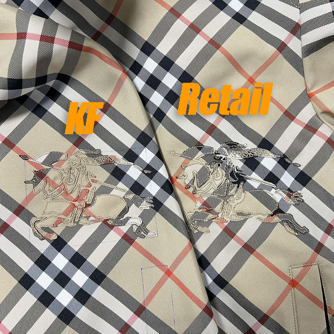 Other BBR Reversible Plaid War Horse Trench Coat - Image 5