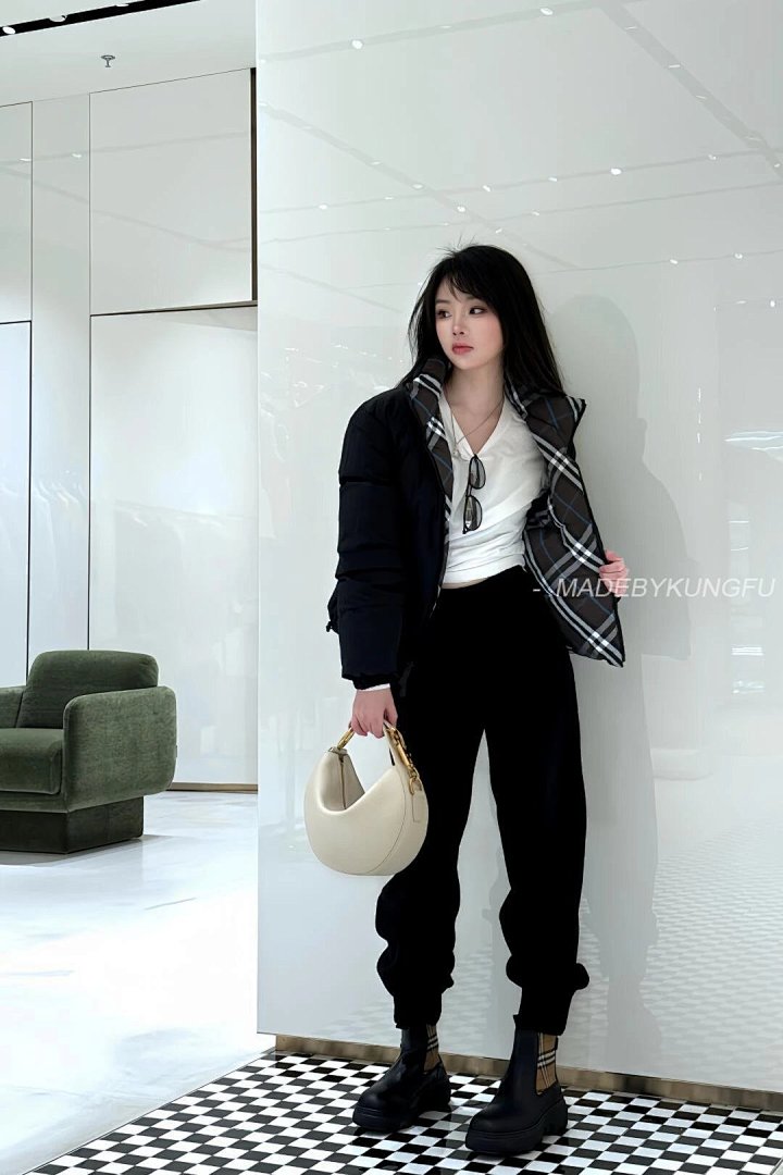【A+ Item ID 8107 Burberr%-BBR-2024Ss- Twill Series (Reversible Down Jacket Double-Si) - Image 21