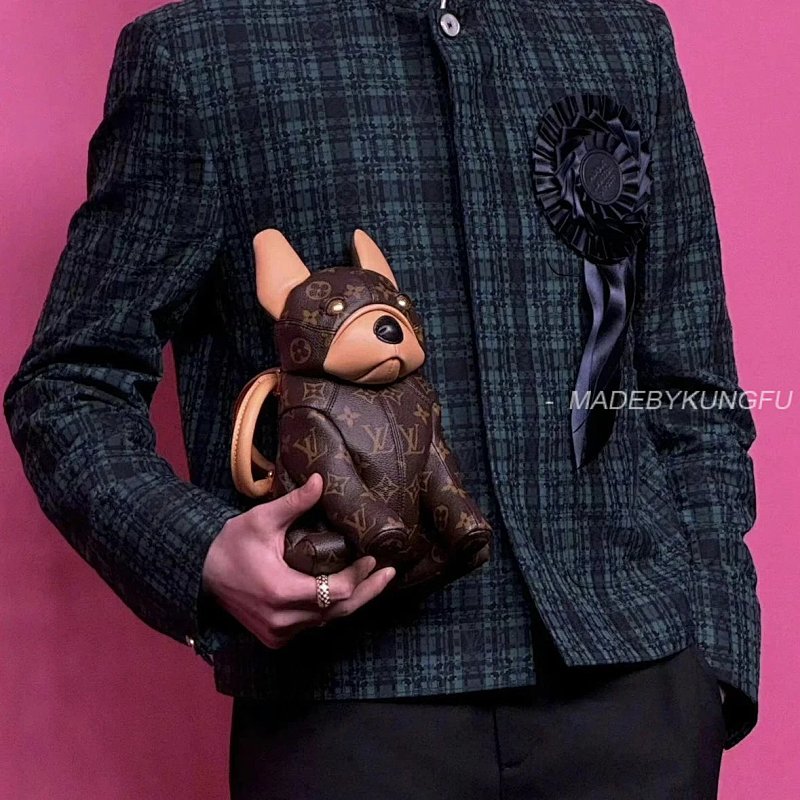 【A+ 【A+ Item ID 8439 Advanced Customization -2025Ss-Pooch-Bag- French Bulldog Style Zipper, photo 1