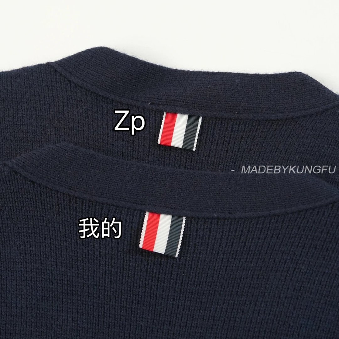 【A+ Item ID 8005 Striped Long Sleeves Single Breasted V Collared Sweater Blue (Same St) - Image 18