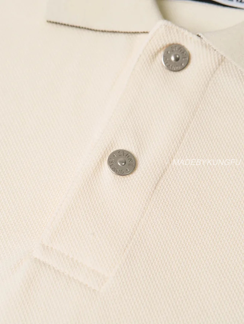 【A+ Item ID 9065 SI Customized Vermilion Cloth FLOOFIT Old Money Style LOGO Button Short Sleeve Pol - Image 20