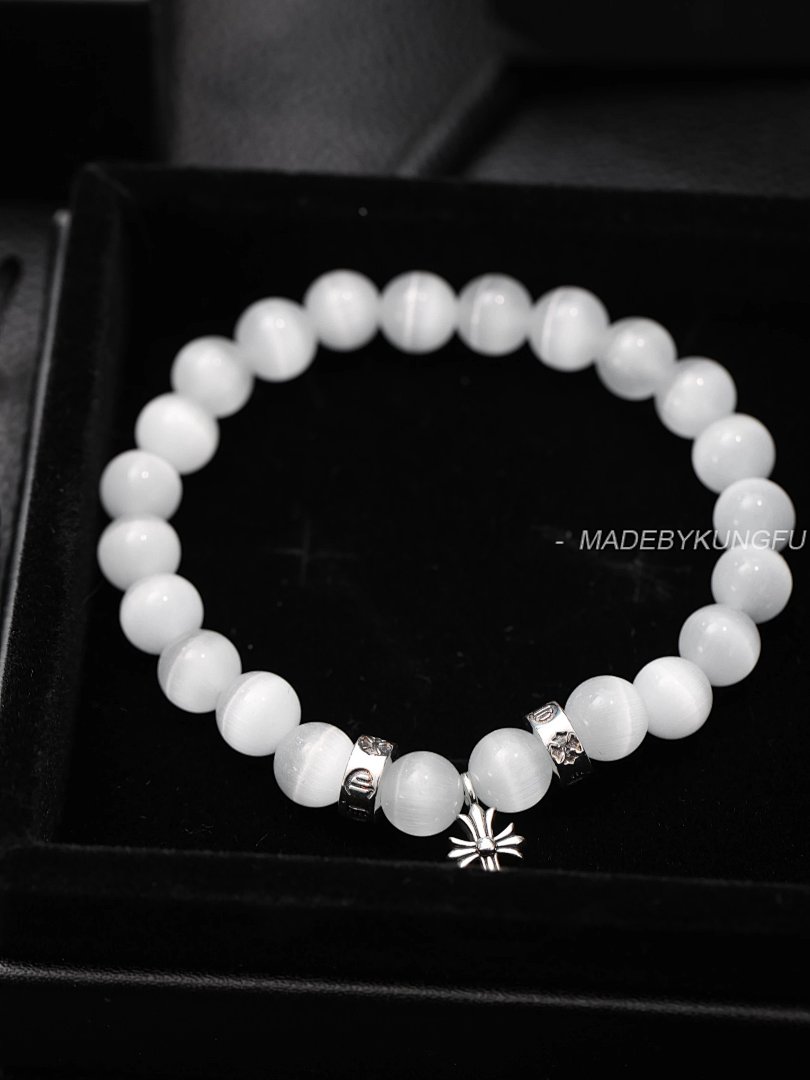 【A+ Item ID 8374 Chrome-Hearts- Crow Heart (Classic Opal Bracelet Sterling Silver) - Image 17