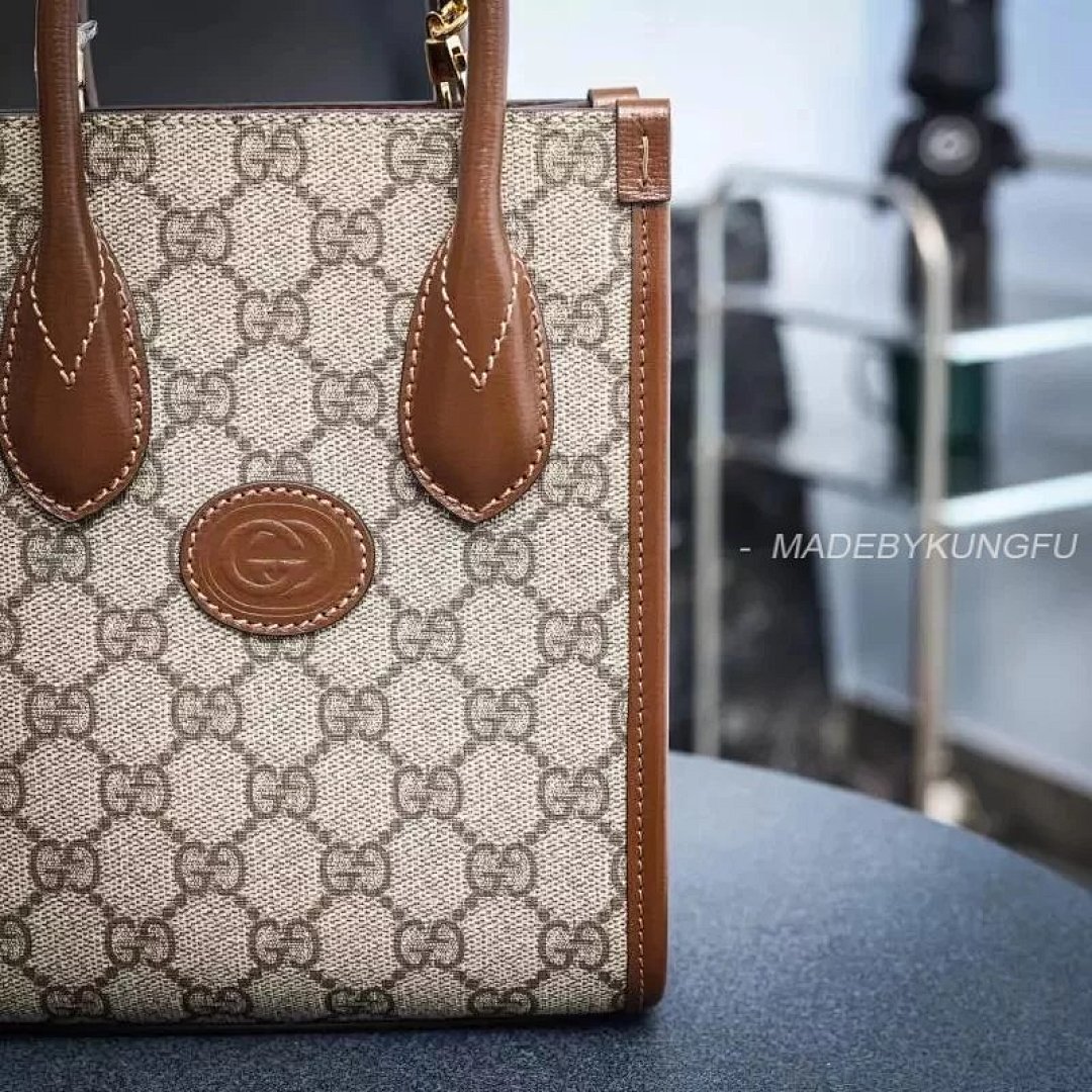 【A+ Item ID 8480 GUCCI GG-Retro Series Decorated With Interlocking Pairs G Mini T - Image 28