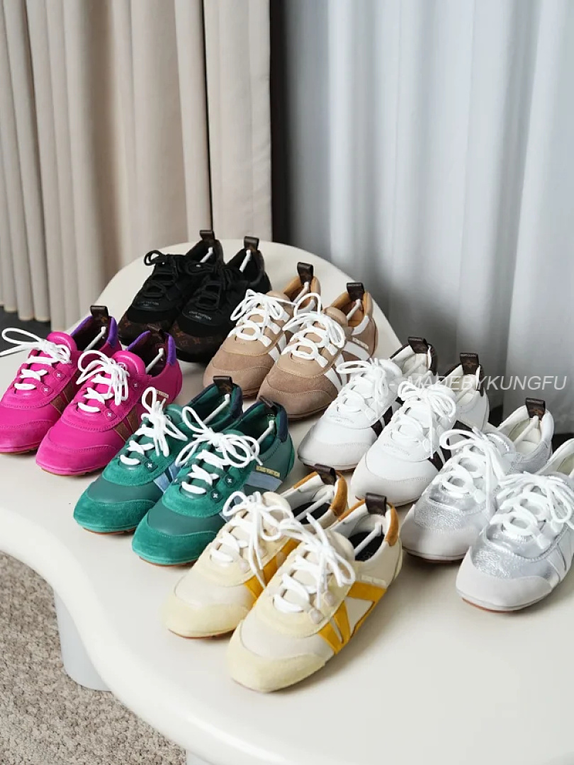 【A+ Item ID 9066 1V Seven Color Optional Sneakerina Imported Lambskin German Training Shoes - Image 42