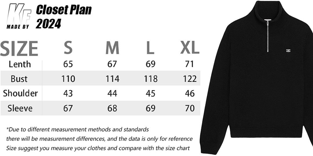 Christian Louboutin CE 1/4 Zipper Knit Sweater - Image 2