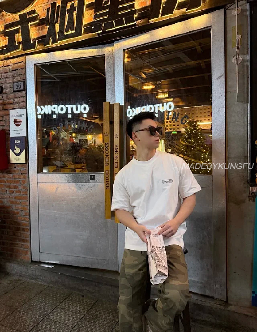 【A+ Item ID 9080 D1OR 1947 Embroidered Coast Original Yarn SS26 Spring Men's Collection Loose Cotto - Image 9