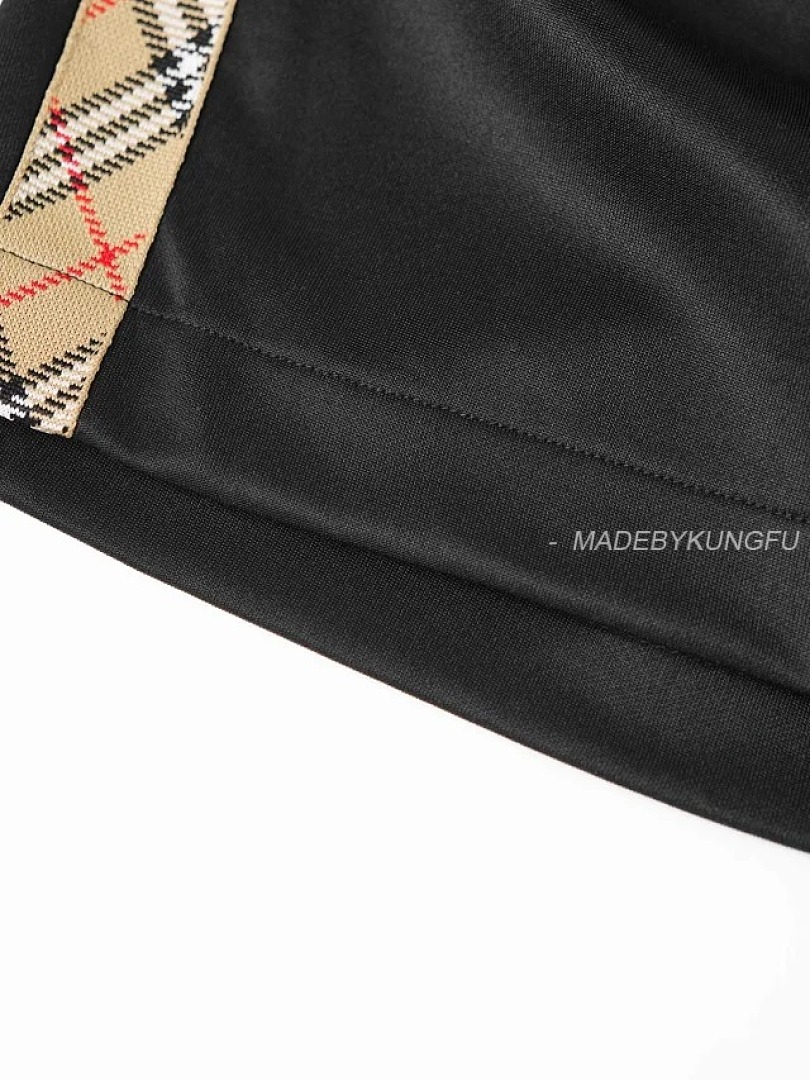 【A+ Item ID 9043 BBR SS26 Cotton Color Blocked Grid Patterned Side Pockets, Five Quarter Casual Sho - Image 27