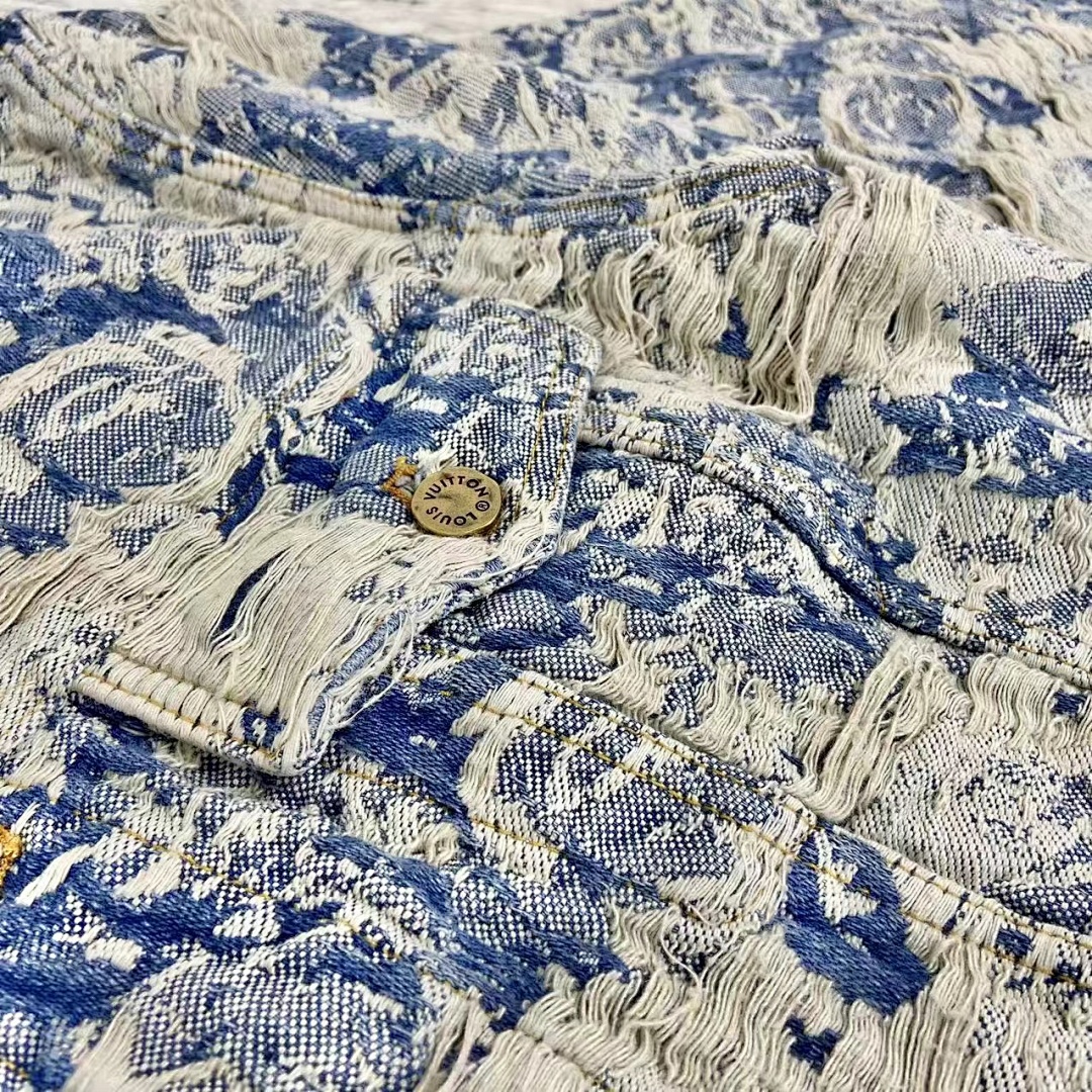 Other LV FW22 Flower Denim Jacket (629YUAN) - Image 19