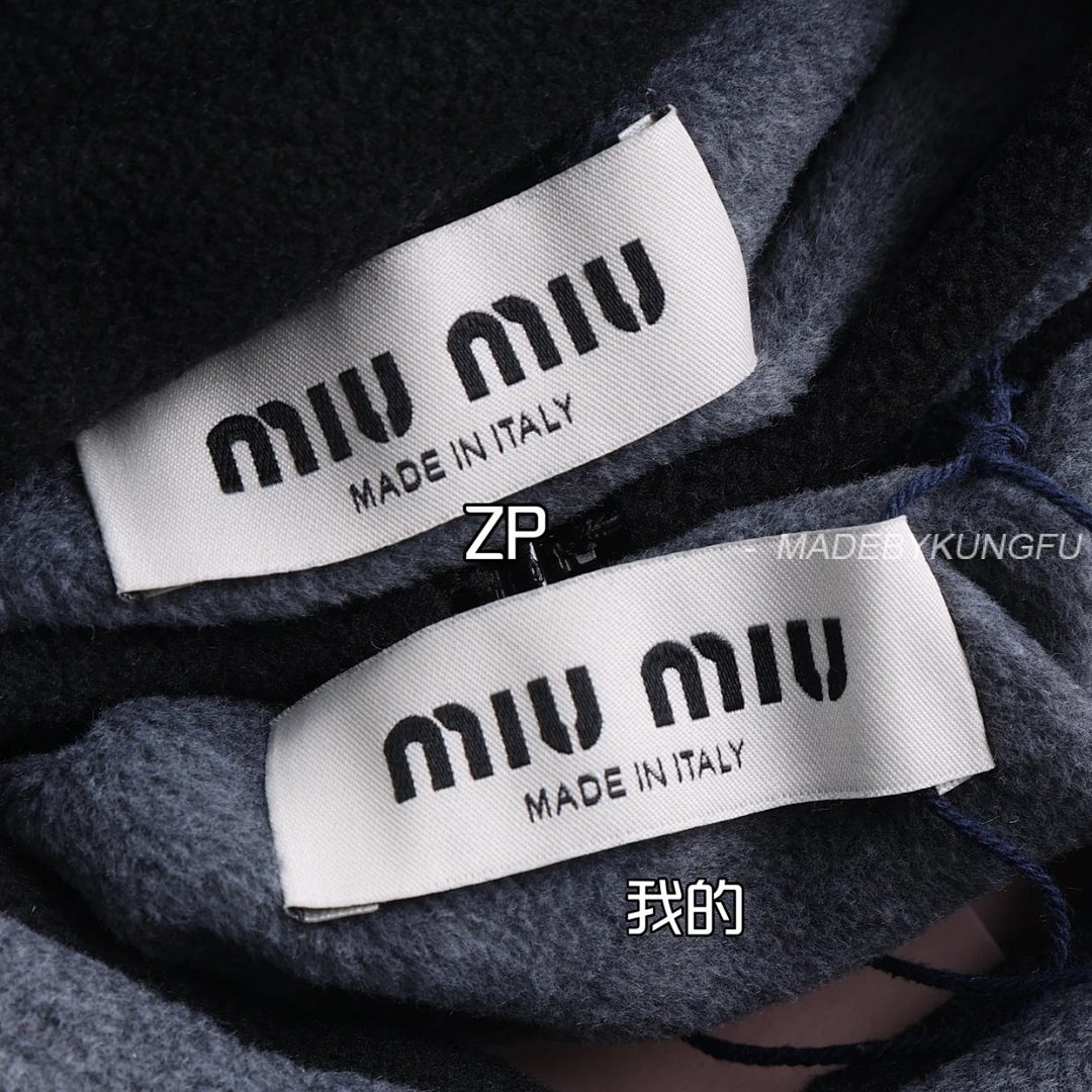 【A+ Item ID 8041 M1uMiu-2024-Ss-Fleece Zipper Jacket (Classic Small Label Embroidered) - Image 40