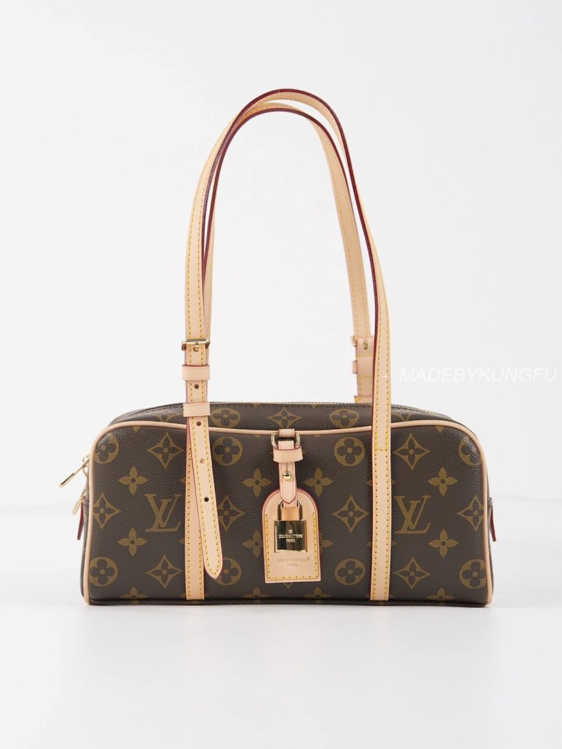 【A+ Item ID 8481 HANG-ON- Retro Classic -Monogram Coated Canvas (Bowling Bag Handbag) - Image 14